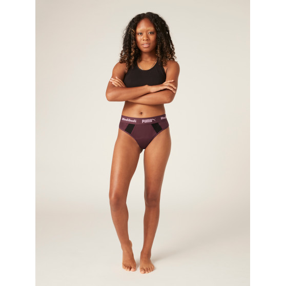 PUMA & Modibodi Active Thong Super Light Grape - VYBALENÉ