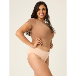 Menstruační kalhotky Modibodi Classic Bikini Moderate-Heavy Beige - VYBALENÉ (MODI4008BVYB)